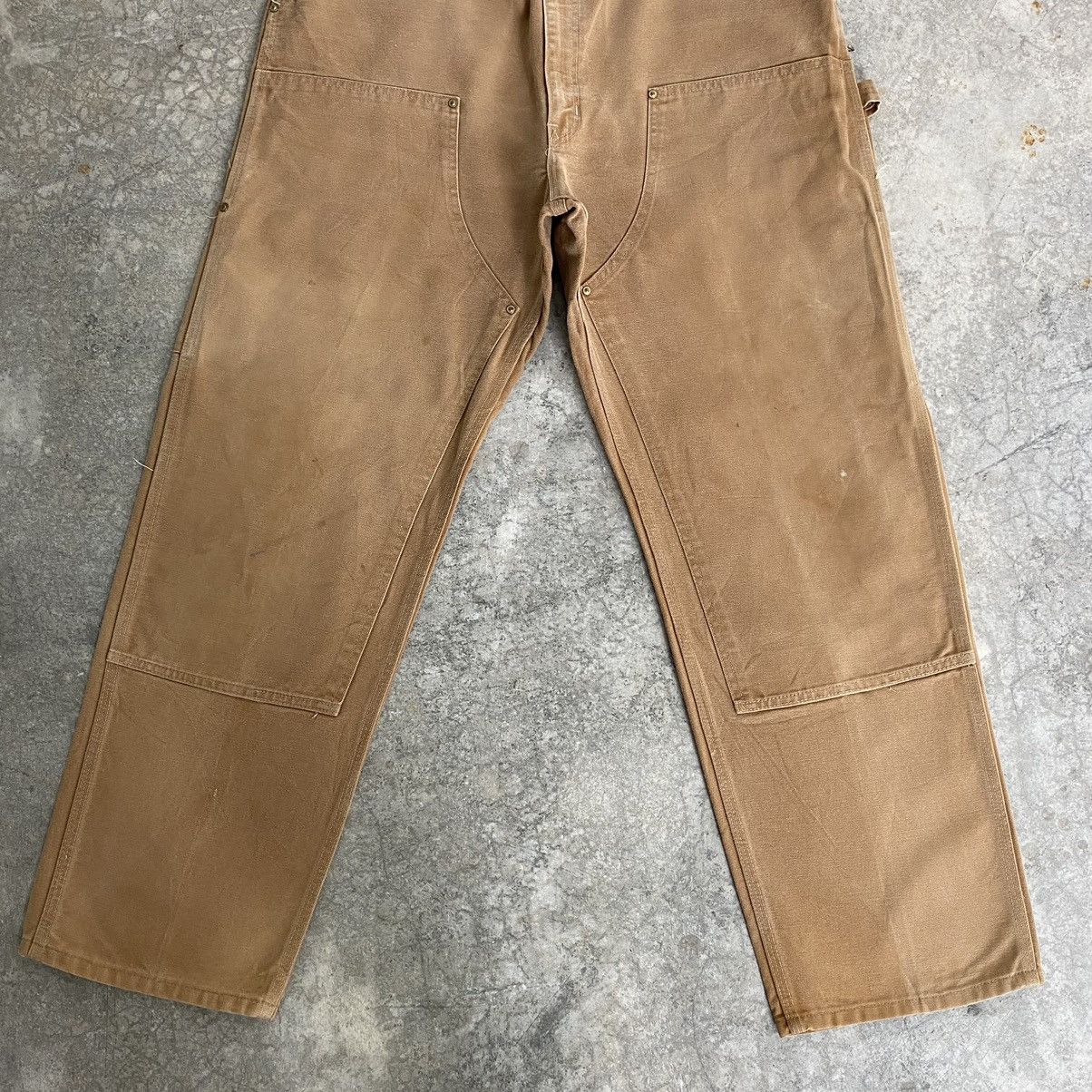 Carhartt VTG Carhartt Double Knee Faded Tan Carpenter Work Pants Size US 38 / EU 54 - 3 Thumbnail