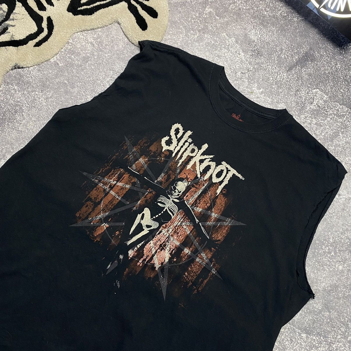 Band Tees Vintage Slipknot The Gray Chapter 2017 big logo sleeveless Size US XXL / EU 58 / 5 - 5 Thumbnail