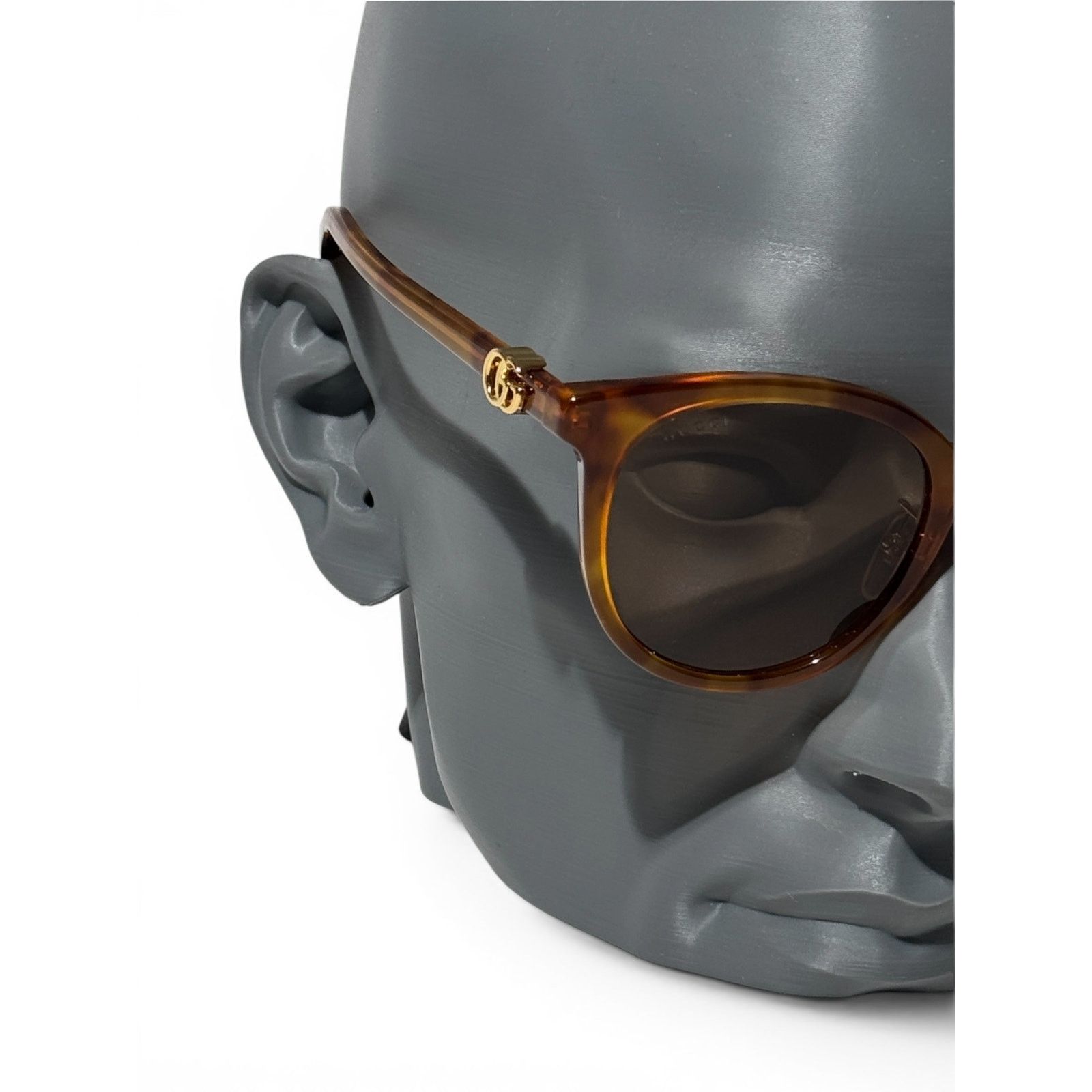 Gucci Gucci Oval Tortoise Sunglasses Size ONE SIZE - 4 Thumbnail