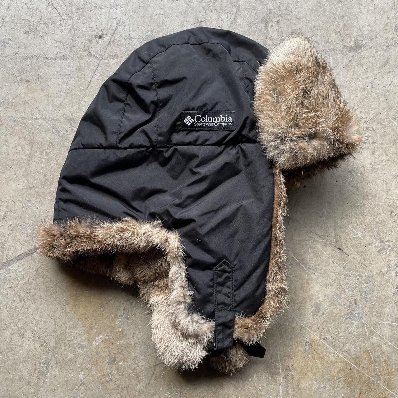 cool rabbit fur Colombia sportswear trapper hat size m