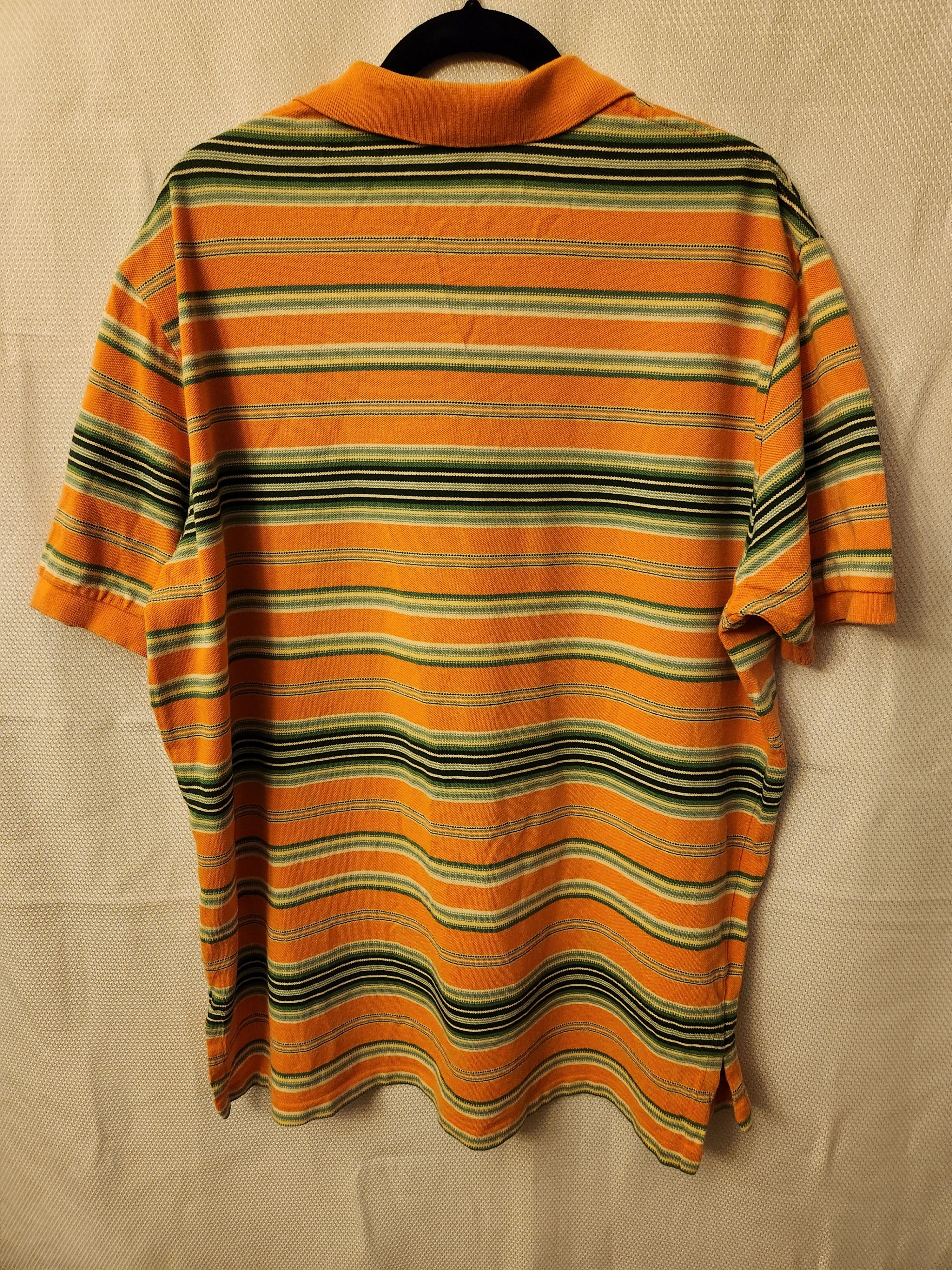 Polo Ralph Lauren Vintage 100% Cotton Men's Striped Polo Shirt Size US XL / EU 56 / 4 - 2 Thumbnail