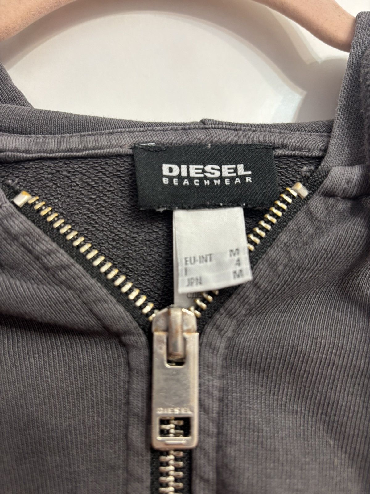 Diesel vintage streetwear diesel zip hoodie Size US M / EU 48-50 / 2 - 4 Thumbnail