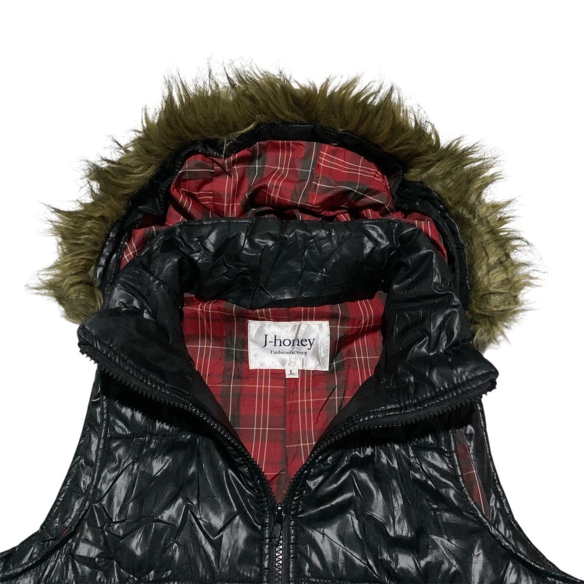 If Six Was Nine 2000’s J-honey Puffer Fur Vest Lgb Ifsixwasnine Style Size US L / EU 52-54 / 3 - 5 Thumbnail