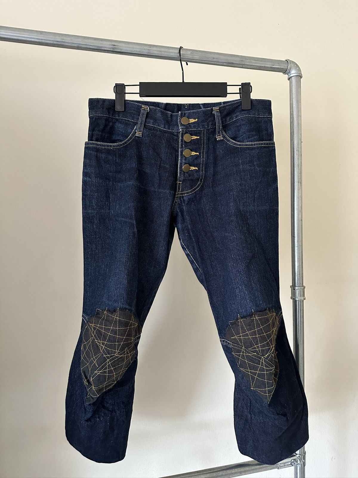 Christopher Nemeth 1990s Christopher Nemeth Knee-patch Jeans Size US 30 / EU 46 - 1 Thumbnail