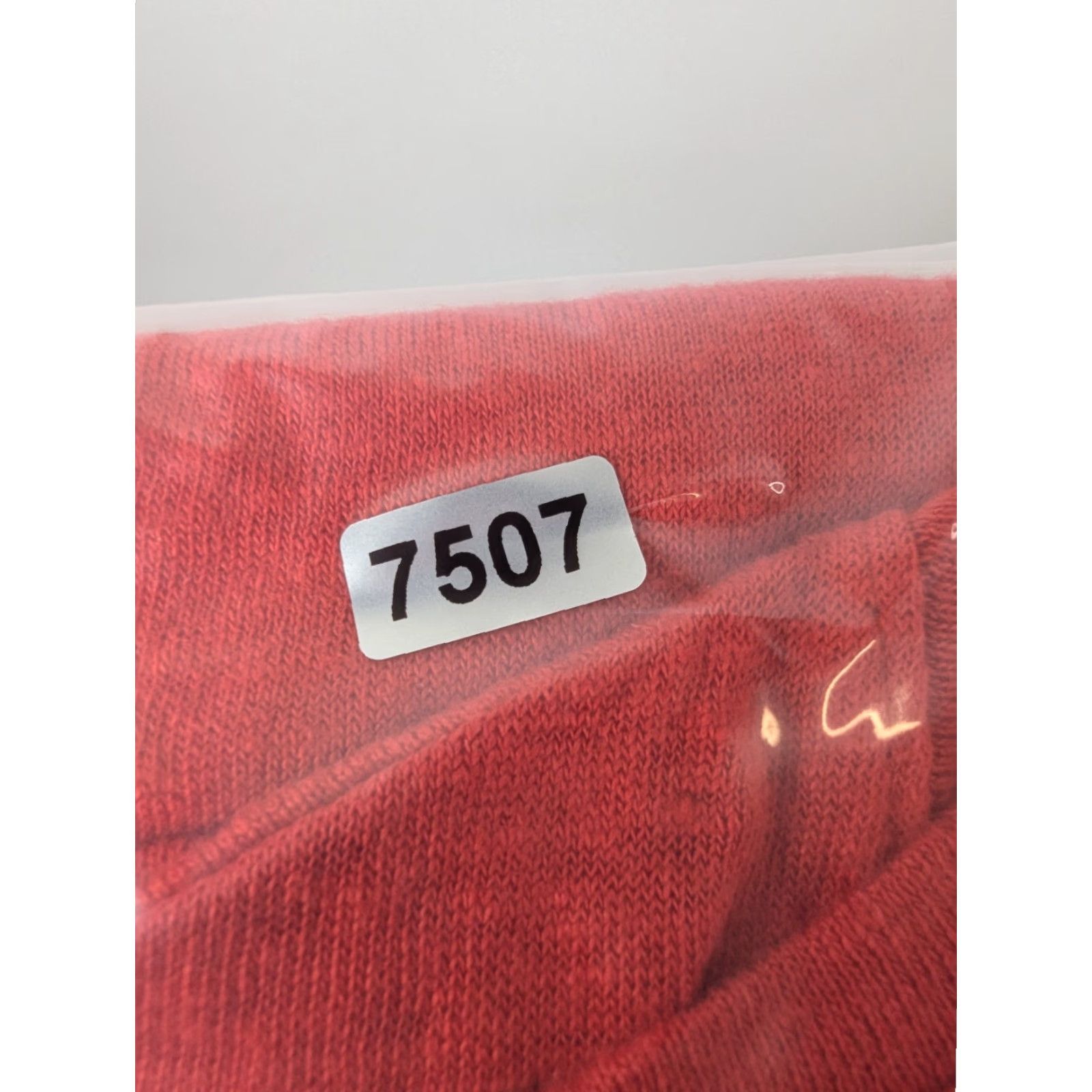 Vintage Tahari Women's Knit Linen Shirt 1X Red V-Neck Short Sleeve Plus Size Tee Shirt Womens Size XL / US 12-14 / IT 48-50 - 8 Thumbnail