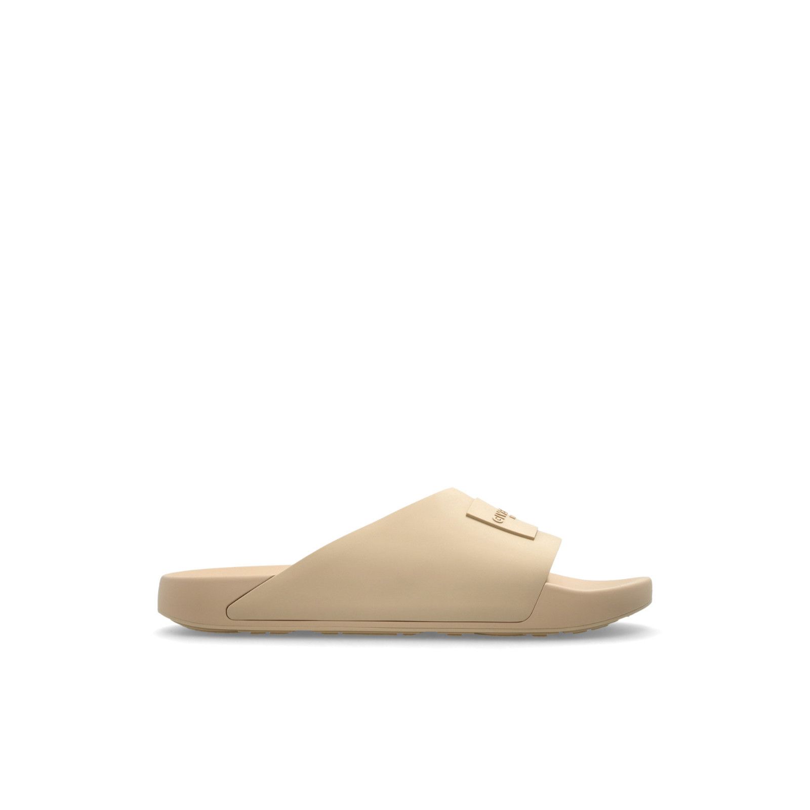 Givenchy GIVENCHY Beige Rubber Slides New (Men's size:12;) Size US 12 / EU 45 - 1 Thumbnail
