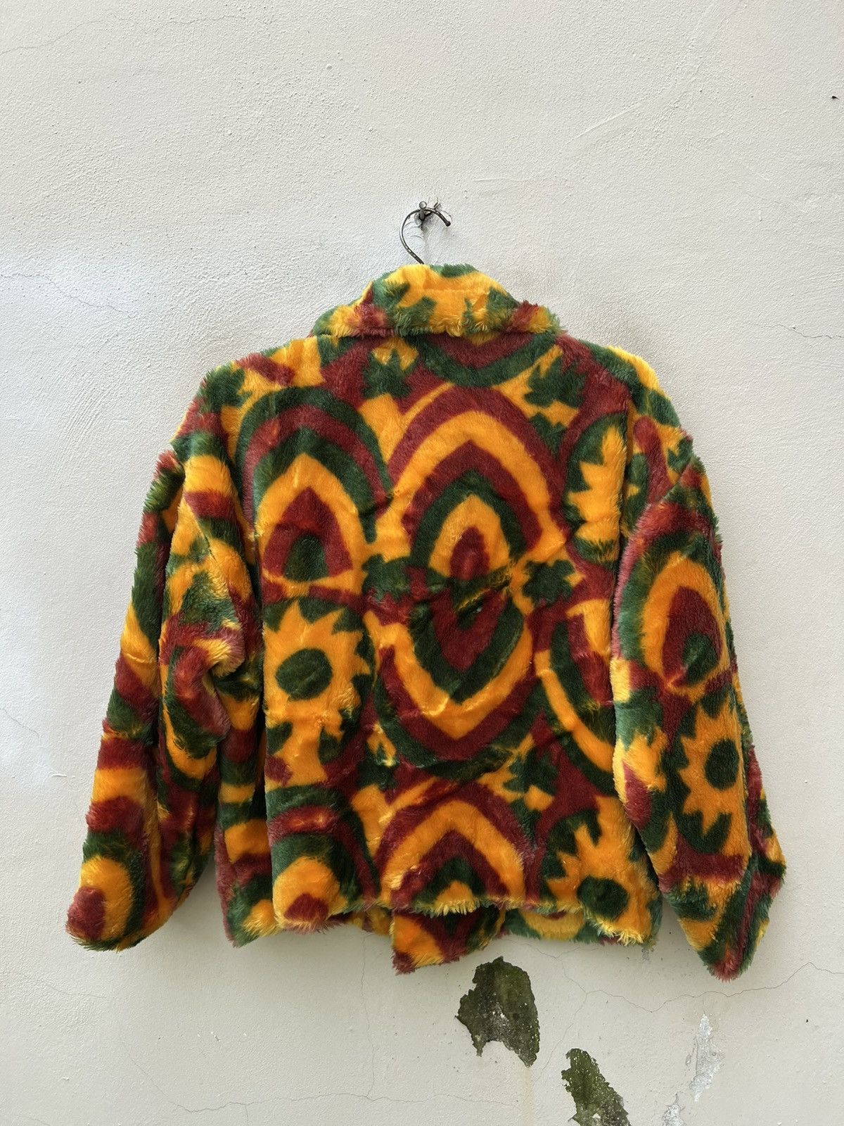 Enrico Coveri Vintage Enrico Coveri Sport Psychedelic Fleece Coat Jacket Size US M / EU 48-50 / 2 - 14 Thumbnail