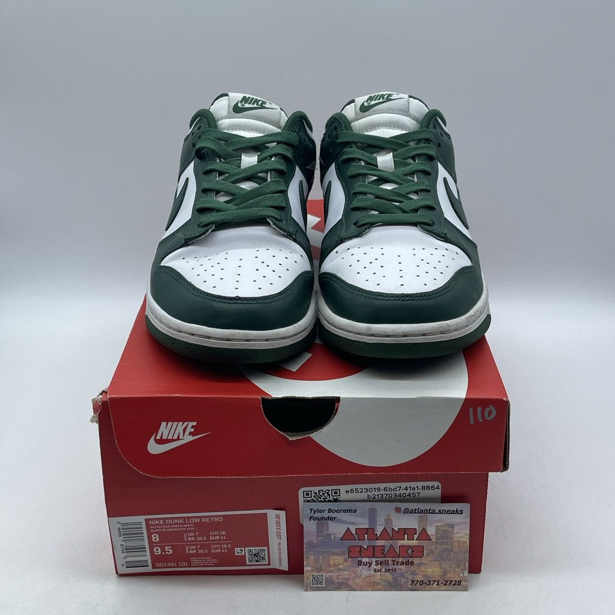 Nike Dunk low Michigan state Size US 8 / EU 41 - 2 Thumbnail