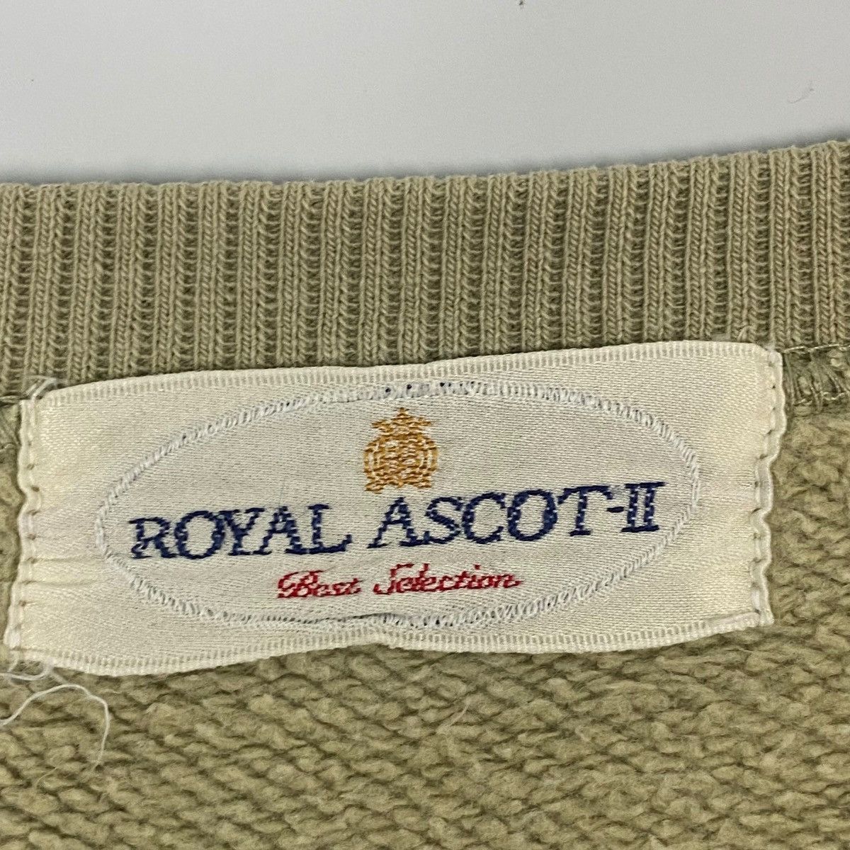 Vintage Vintage Royal Ascot Crewneck Sweatshirt Brown Size L Size L / US 10 / IT 46 - 5 Thumbnail