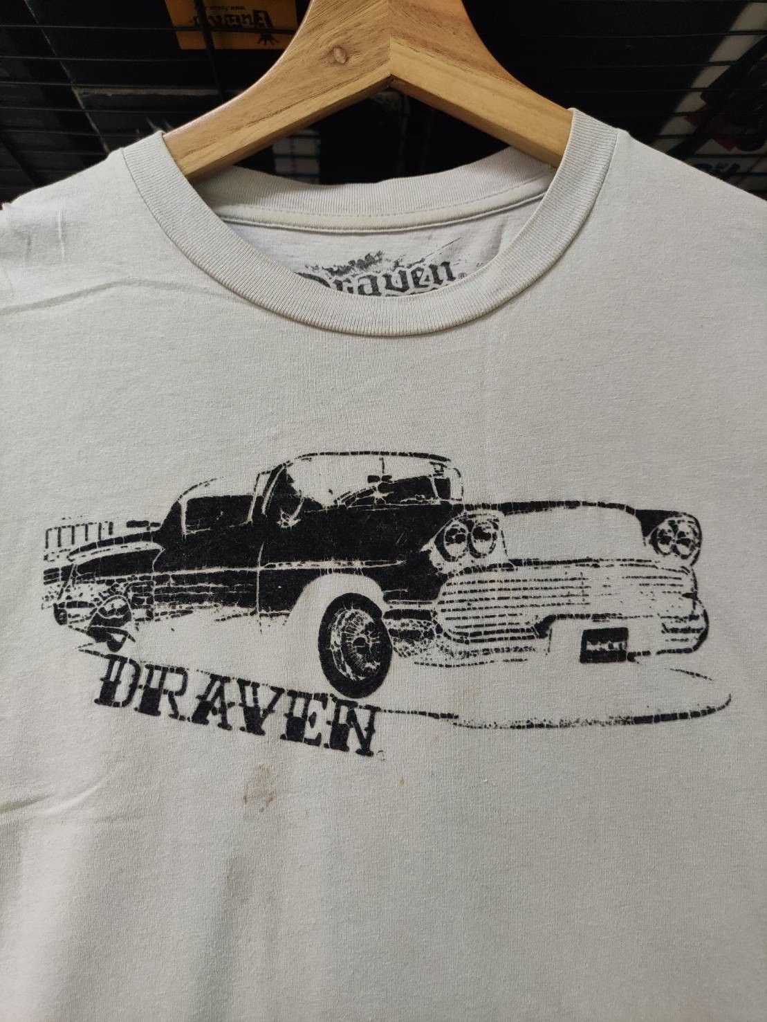 Misfits × Vintage Vtg 00's Draven Y2K Chevy '55 Gasser Bel Air T-shirt Size US M / EU 48-50 / 2 - 1 Thumbnail