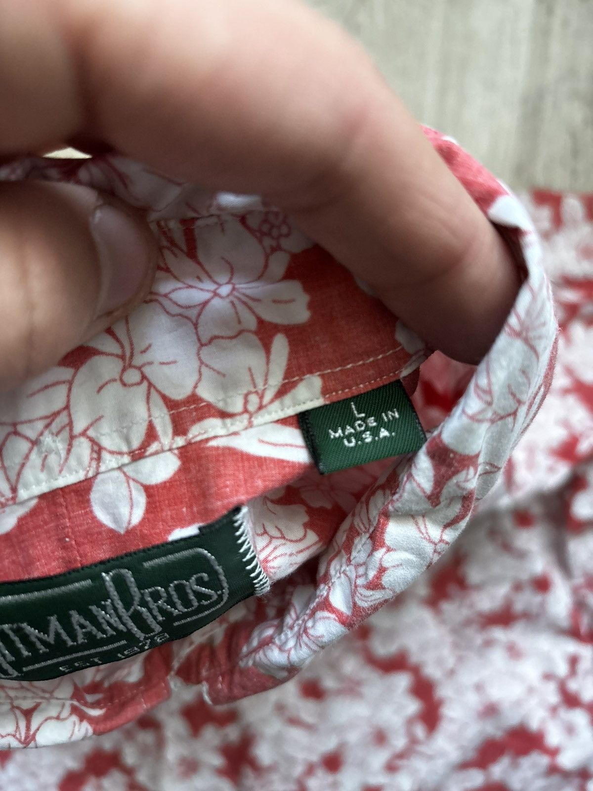 Gitman Bros. Vintage Gitman Vintage Hawaiian Popover Shirt Hibiscus Print Size US L / EU 52-54 / 3 - 12 Thumbnail