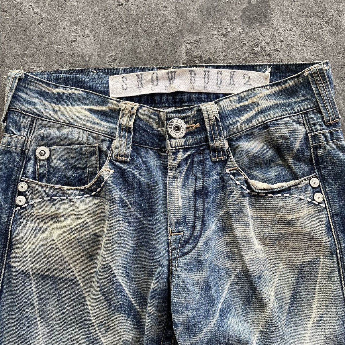 If Six Was Nine × Japanese Brand × Le Grande Bleu (L.G.B.) Buckaroo thrashed jeans ifsixwasnine styled Size US 32 / EU 48 - 7 Thumbnail