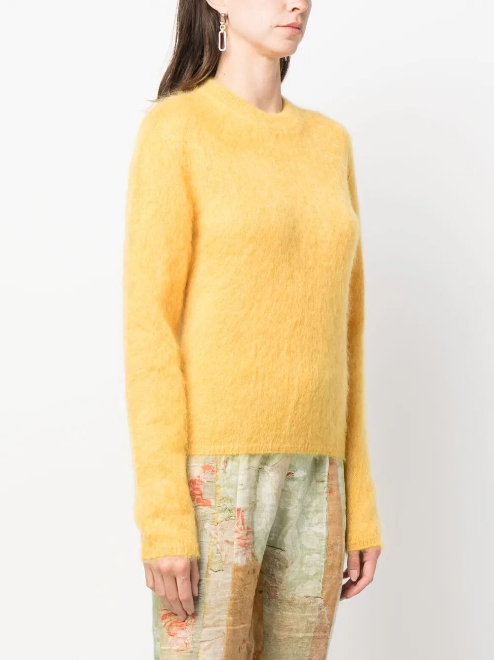 Marni o1y1125 Crewneck Sweater in Yellow Size M / US 6-8 / IT 42-44 - 3 Thumbnail