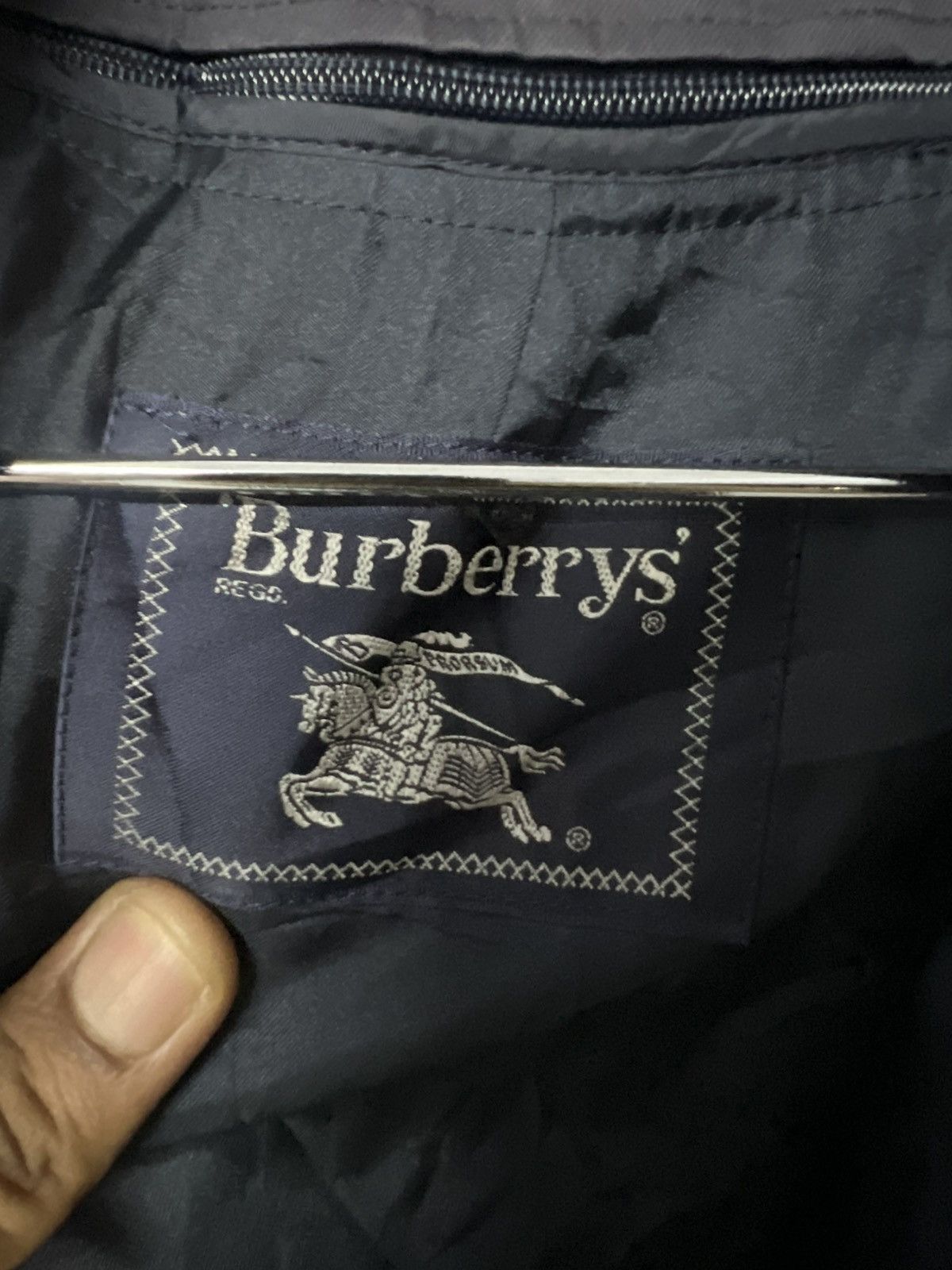 Burberry BURBERRY LONDON BLACK FADED LONG COAT Size US L / EU 52-54 / 3 - 7 Thumbnail