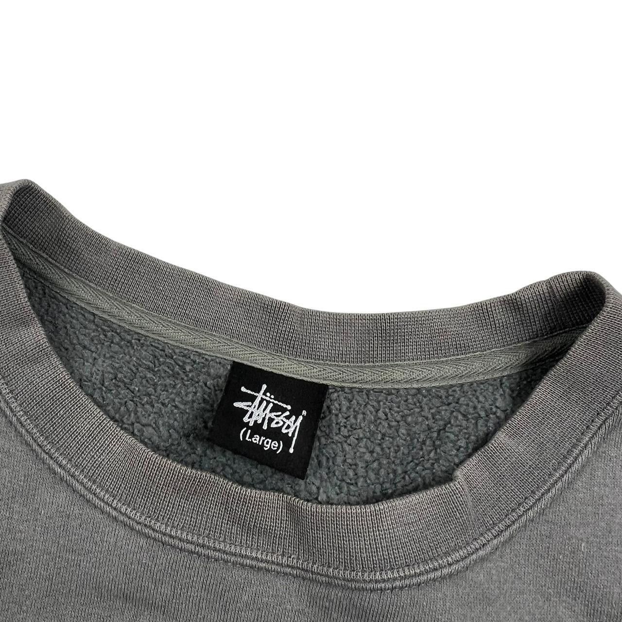Stussy Vintage 2000s Stussy London Sweatshirt Gray & Pink - Large Size US L / EU 52-54 / 3 - 4 Thumbnail