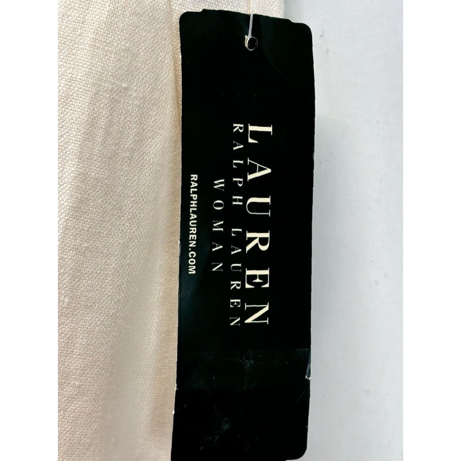 Ralph Lauren Lauren Ralph Lauren Linen Pants Womens 20W Plus Ivory Dress Pants Career Wear Size 42" / US 20 - 7 Thumbnail