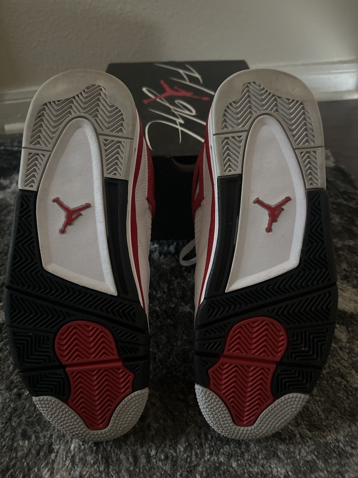 Jordan Brand Jordan 4 Red Cement Size US 10 / EU 43 - 5 Thumbnail