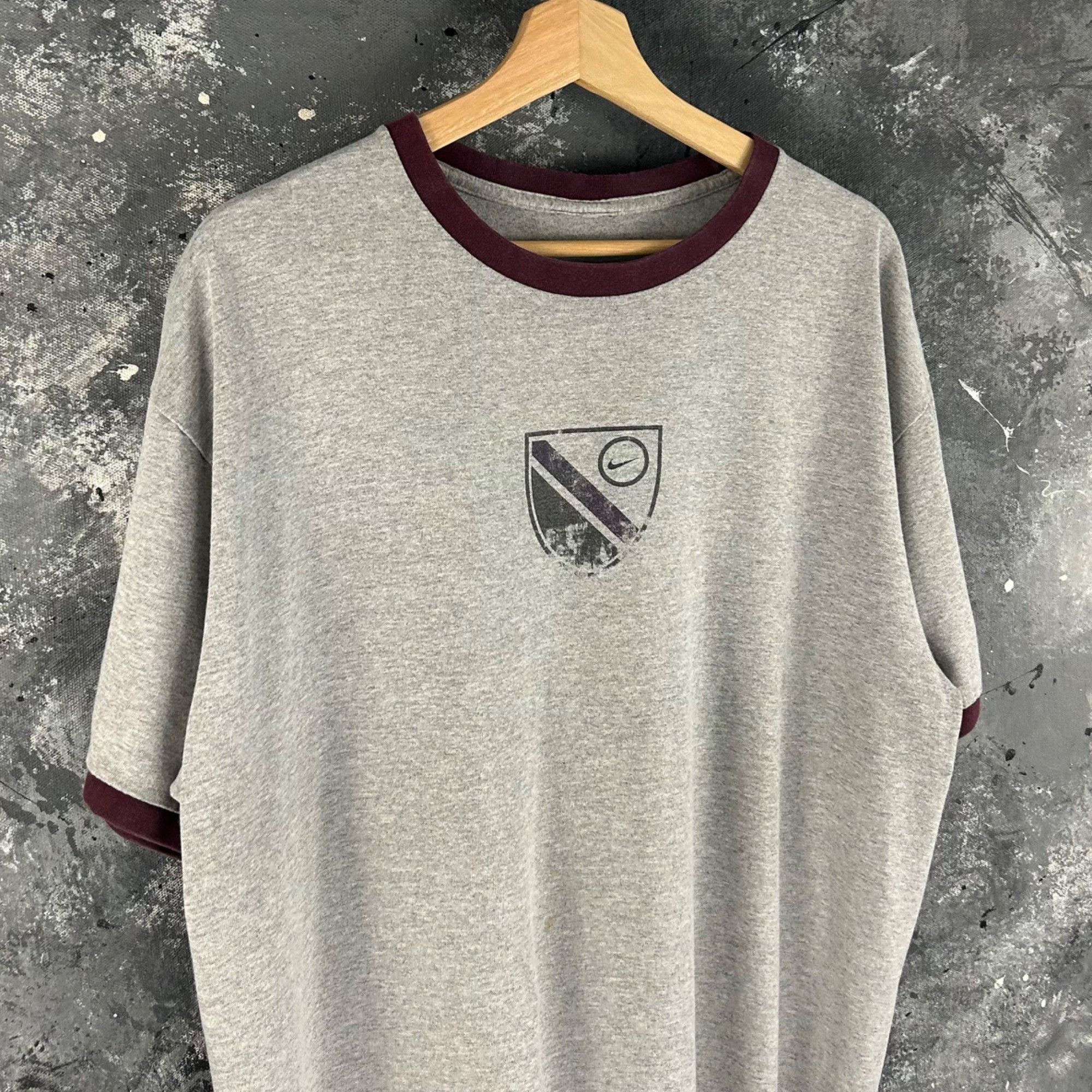 Nike × Vintage Vintage Y2K Nike soccer ringer shirt Size US XL / EU 56 / 4 - 2 Thumbnail