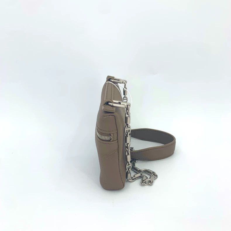 Loro Piana LORO PIANA size os Cafe brown double zipper open cowhide ch Size ONE SIZE - 4 Thumbnail