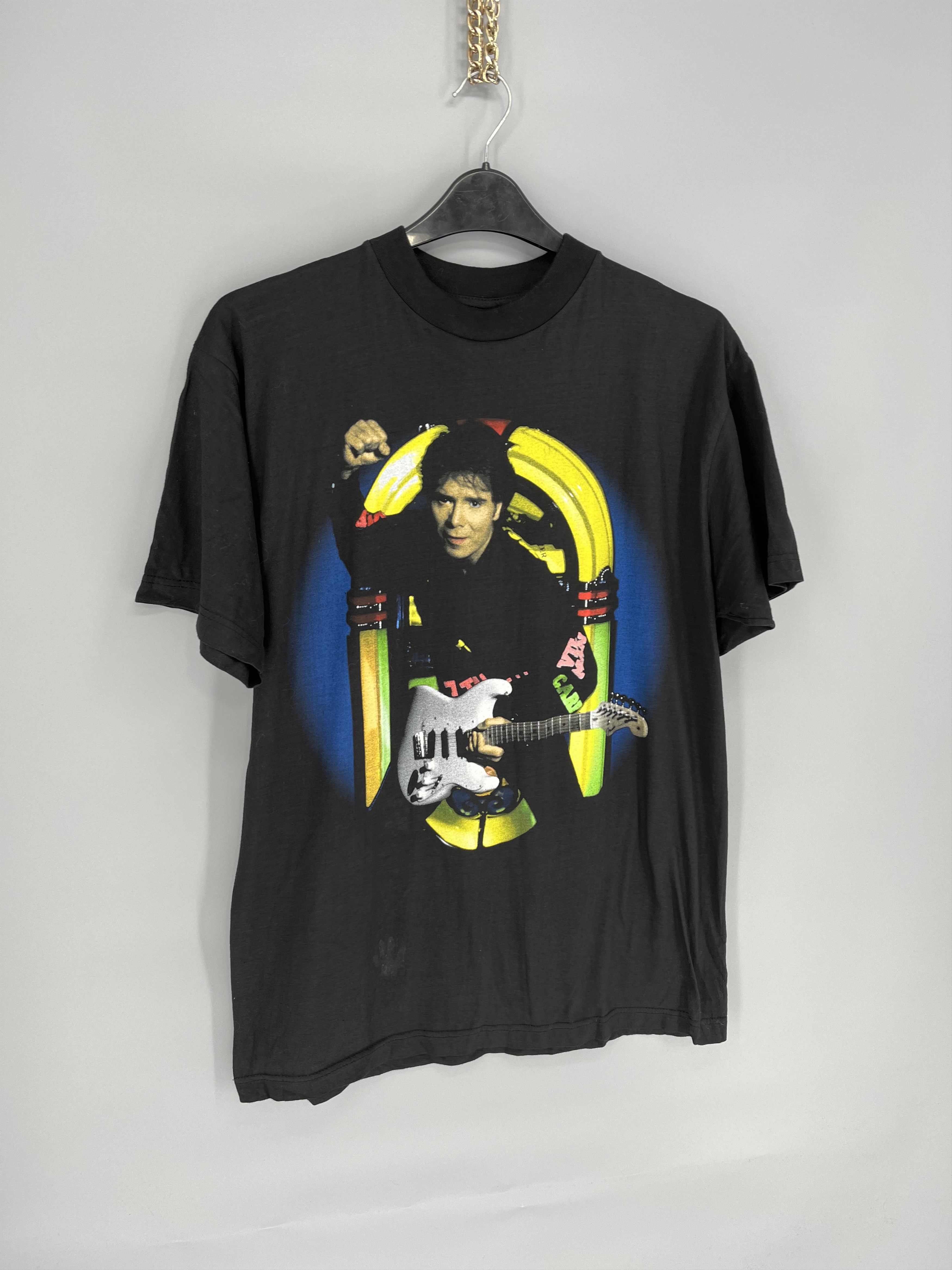 Band Tees Vintage 1994 CLIFF RICHARD Band Tour Rock T-shirt Streetwear Size US L / EU 52-54 / 3 - 2 Thumbnail