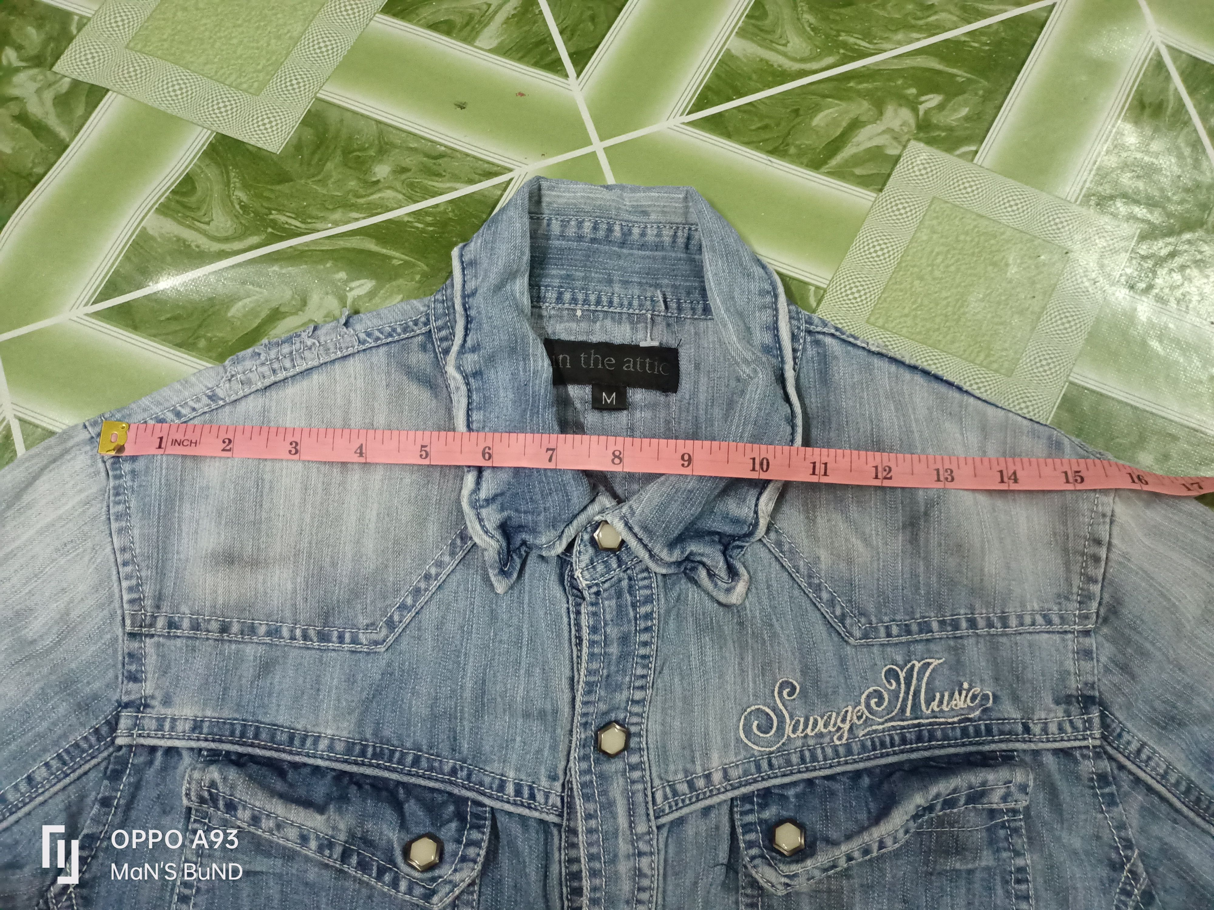 In The Attic × Japanese Brand In The Attic Button up blue Jeans Size M / US 6-8 / IT 42-44 - 18 Thumbnail