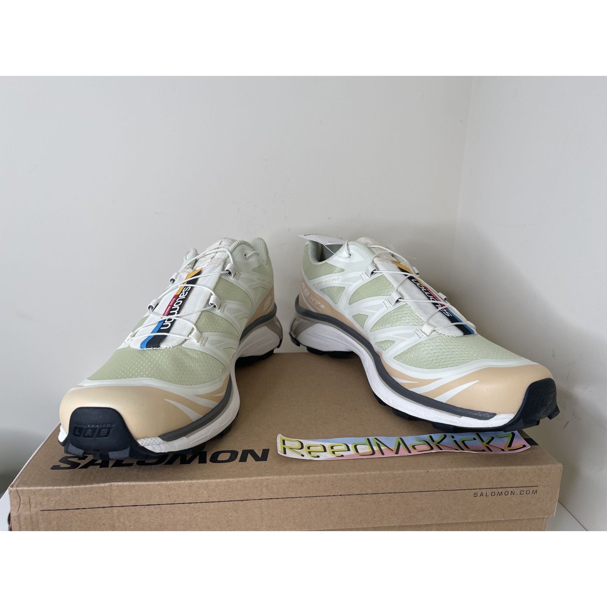 Salomon Salomon XT-6 Aloe Wash Hazelnut Mens 12.5us Size US 12.5 / EU 45-46 - 3 Thumbnail