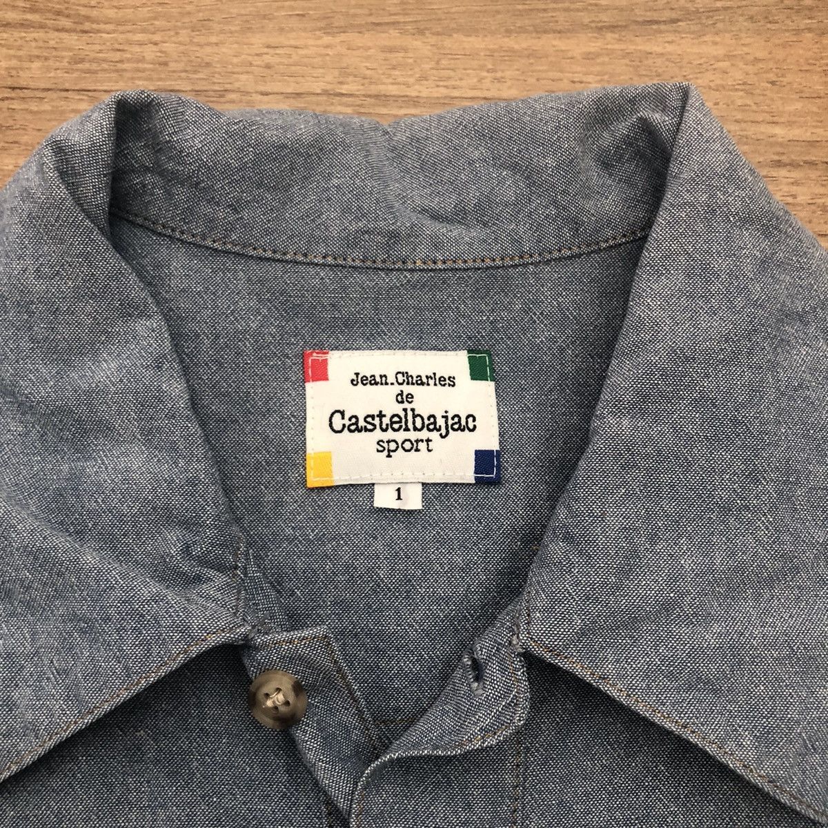 Jean Charles De Castelbajac × Vintage Vintage JC De Castelbajac Button Front Shirt Denim Size US S / EU 44-46 / 1 - 5 Thumbnail