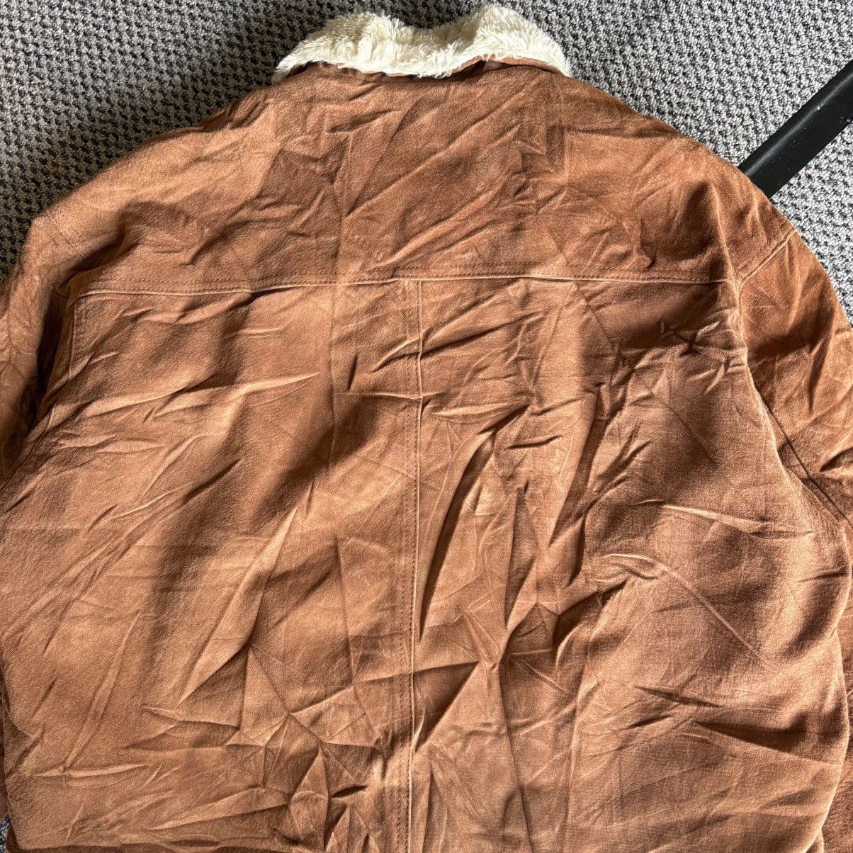 Genuine Leather Vintage Seahop Detroit Suede Leather Work Jacket Size L Size US L / EU 52-54 / 3 - 12 Thumbnail