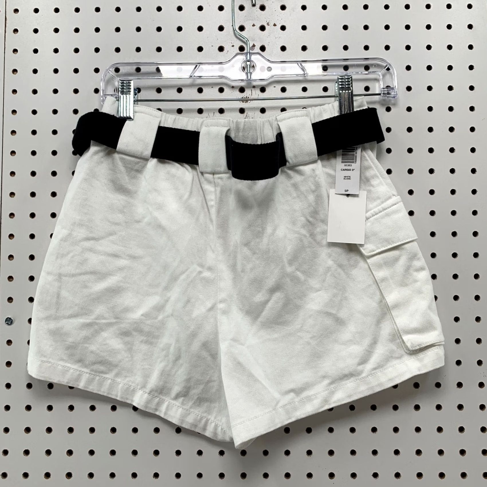 TNA TNA Cargo Shorts Womens Size Small White Belted 26x3 NWT Size 28" / US 6 / IT 42 - 7 Thumbnail