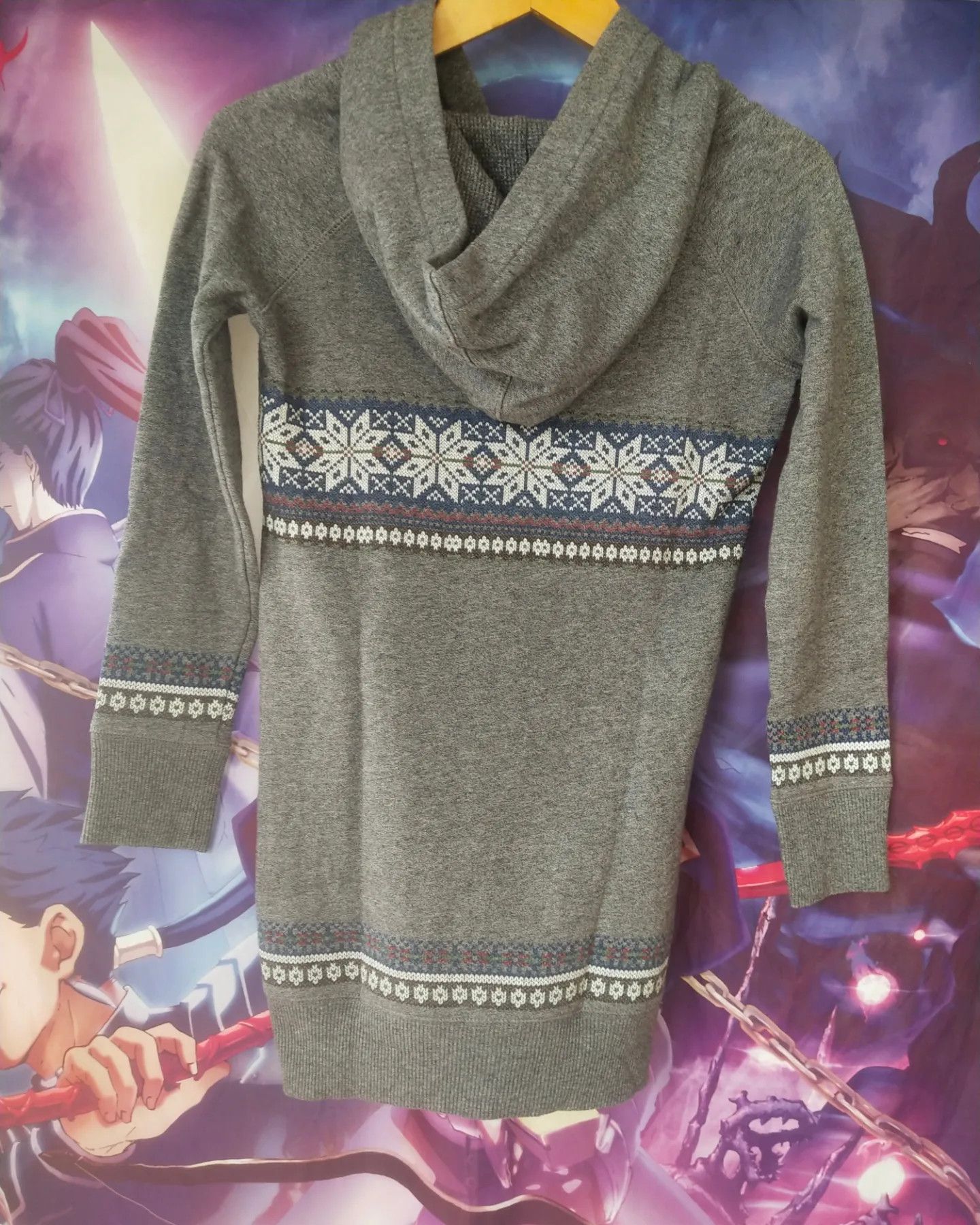 Ralph Lauren Ralph Lauren Fair Isle Hooded Sweatshirt Nordic Pattern Size XS / US 0-2 / IT 36-38 - 5 Thumbnail