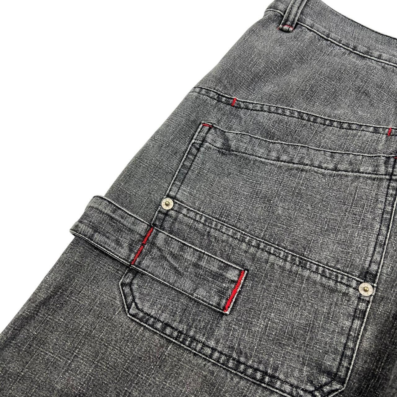 Other Vintage Baggy Soul Denim Embroidered Shorts / Jorts Waist 32 Size US 32 / EU 48 - 5 Thumbnail