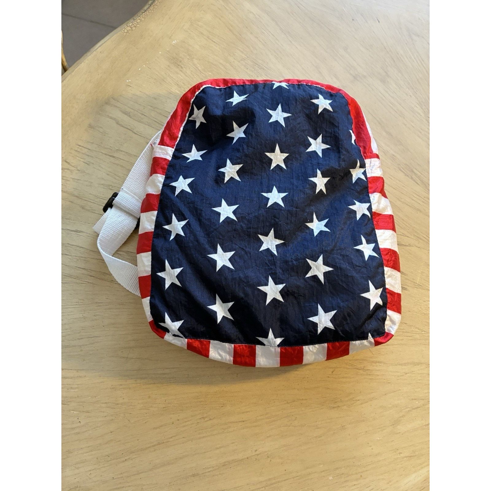 Other VTG 80s USA Flag Jacket Convert Backpack Parachute America L Size US L / EU 52-54 / 3 - 15 Thumbnail