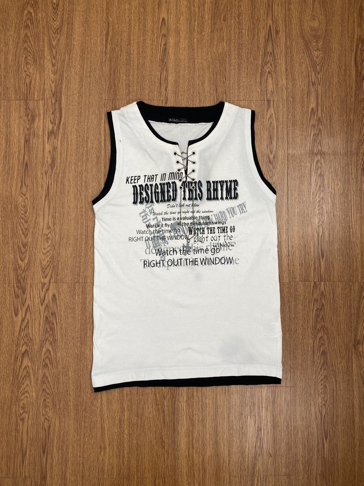 If Six Was Nine Poem sleeveless t-shirt included cross necklaces Size US L / EU 52-54 / 3 - 2 Thumbnail