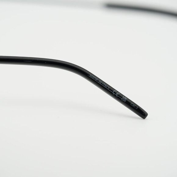 Saint Laurent Paris Saint Laurent CLASSIC 11F 005 Sunglasses Shiny Black Aviator Size ONE SIZE - 7 Thumbnail