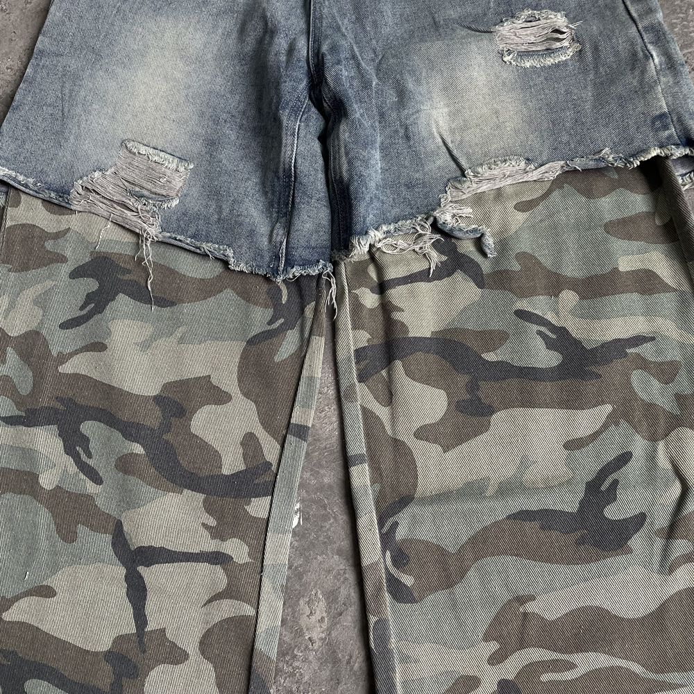 Japanese Brand Cut Up Denim With Military Jeans Size US 30 / EU 46 - 8 Thumbnail