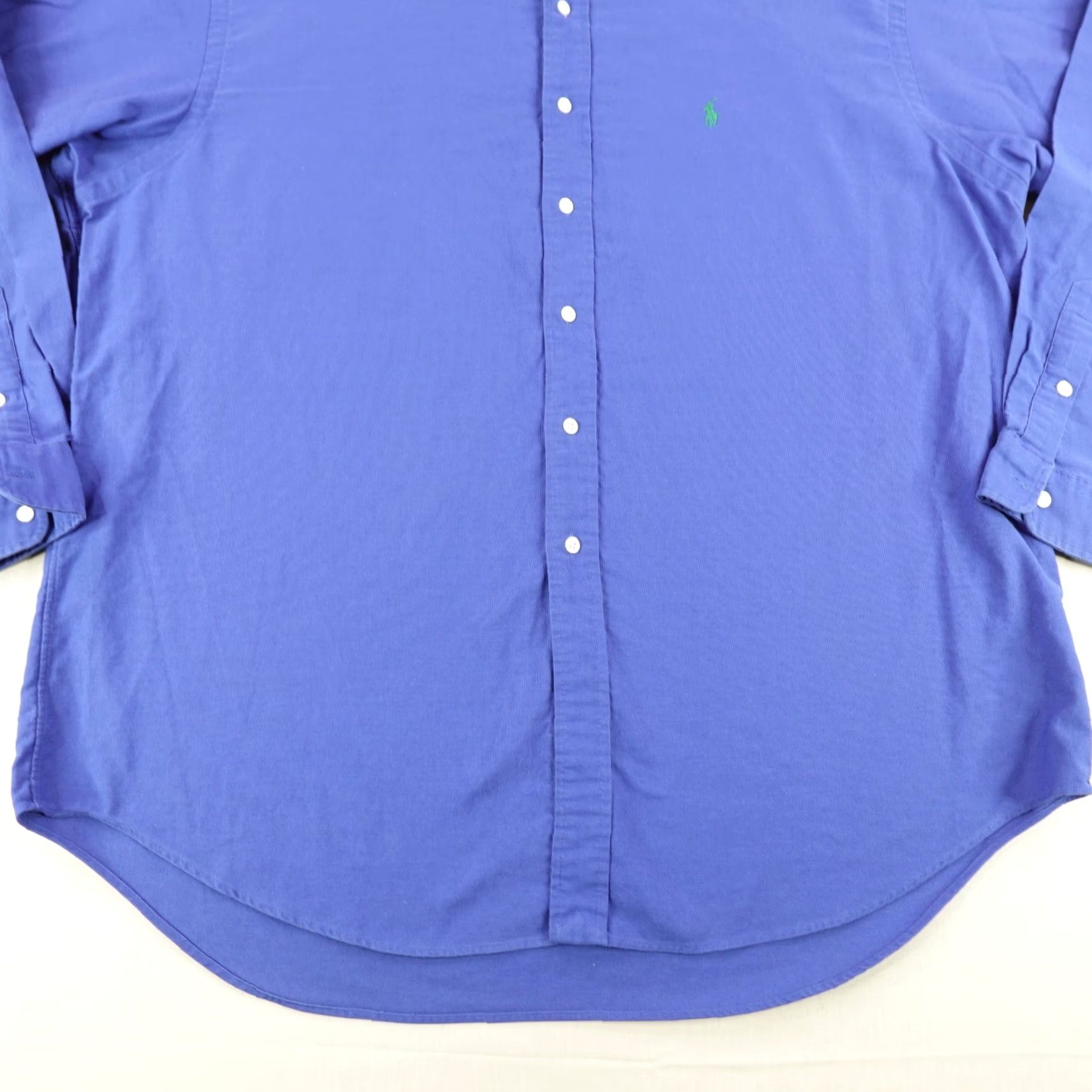 Ralph Lauren Vintage Ralph Lauren Shirt Men 2XL XXL Blue Blake Button Up Green Pony Twill Y2K Size US XXL / EU 58 / 5 - 4 Thumbnail