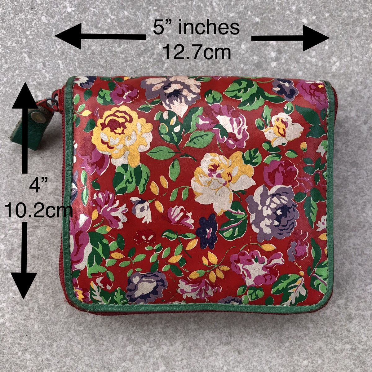Kenzo Vintage Kenzo Floral Printed Leather Wallet Size ONE SIZE - 16 Thumbnail