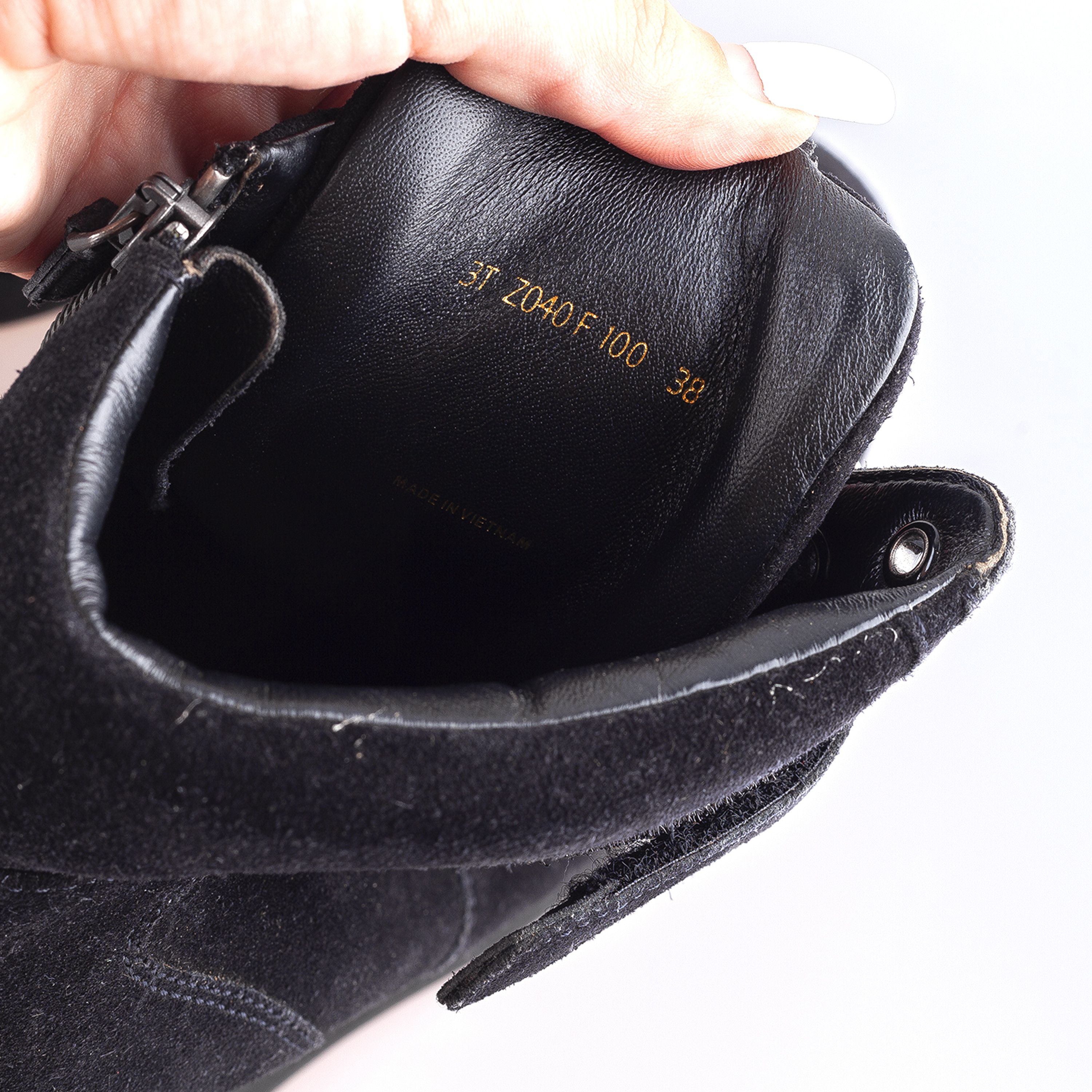 Prada Prada Navy Vintage Wedge Sneakers (38 IT / 39 EU) Size US 8 / IT 38 - 9 Thumbnail