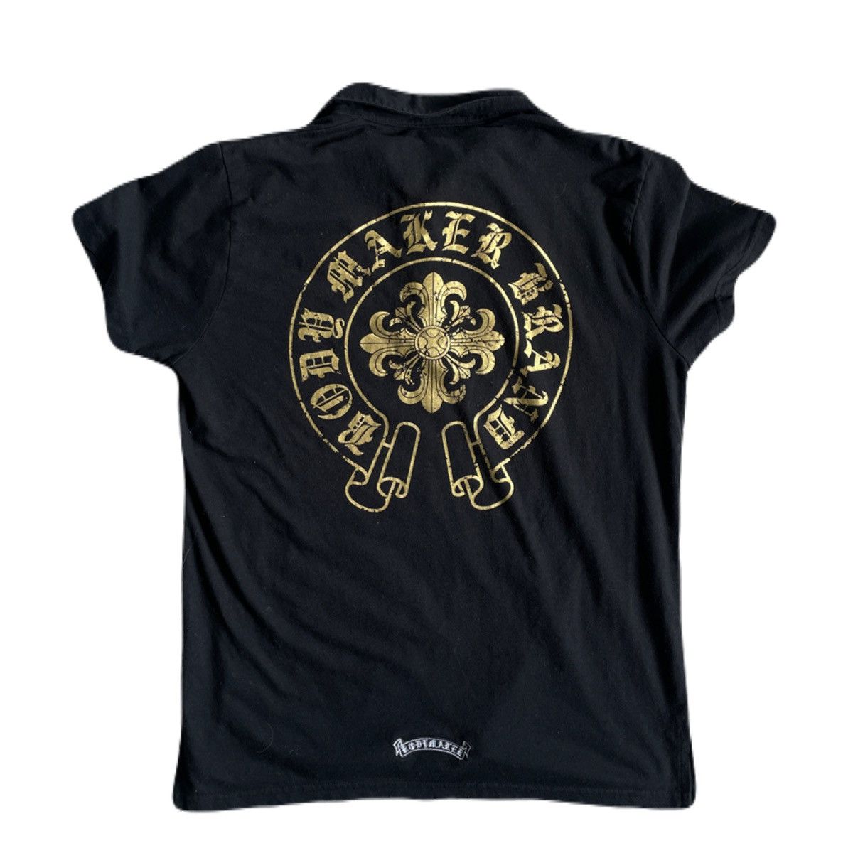 If Six Was Nine 2000s Japanese archive Vkei Gothic Cross Poem Polo Shirts Size US S / EU 44-46 / 1 - 2 Thumbnail