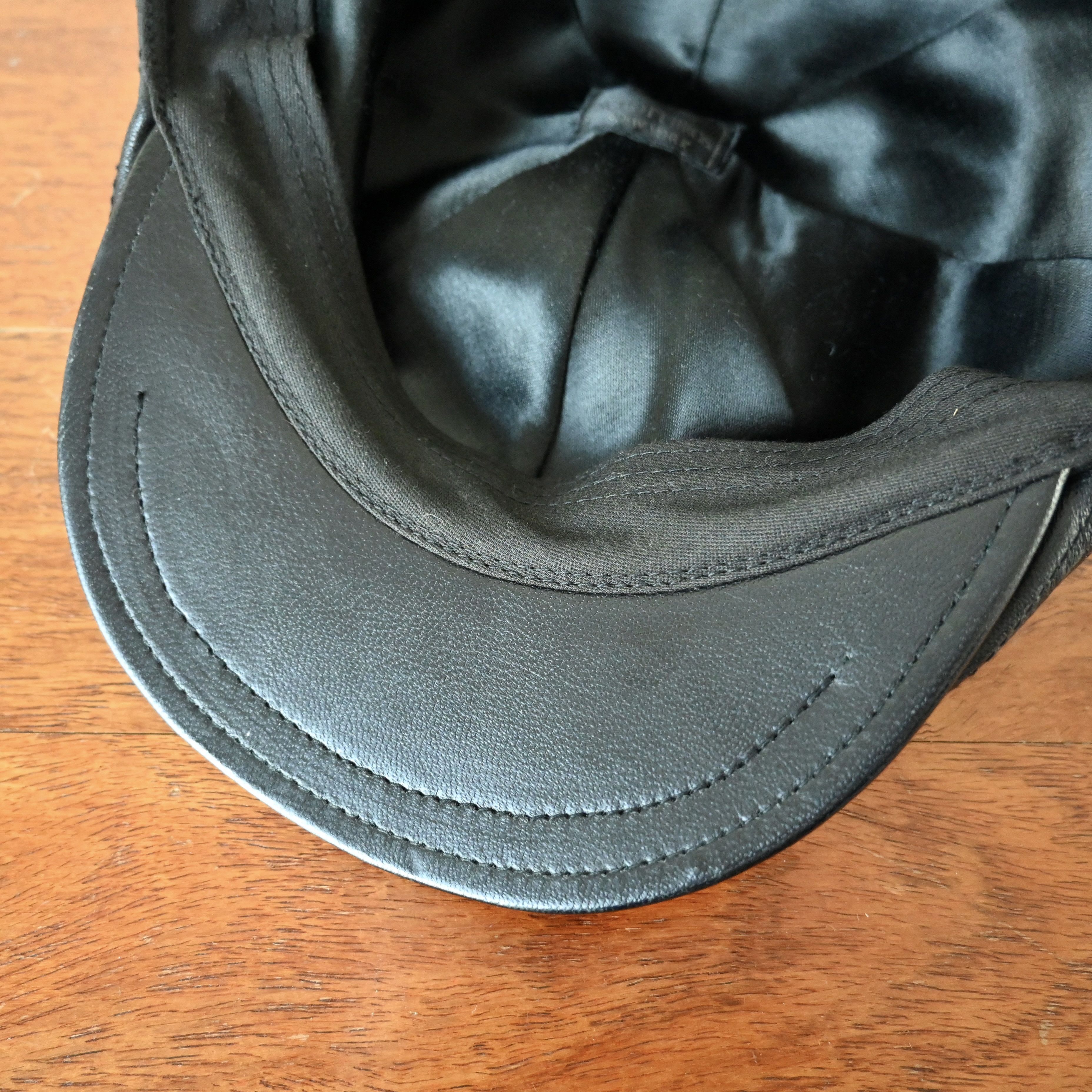 Schott Schott Bros genune lambskin leather hanting hat, made in USA Size ONE SIZE - 10 Thumbnail