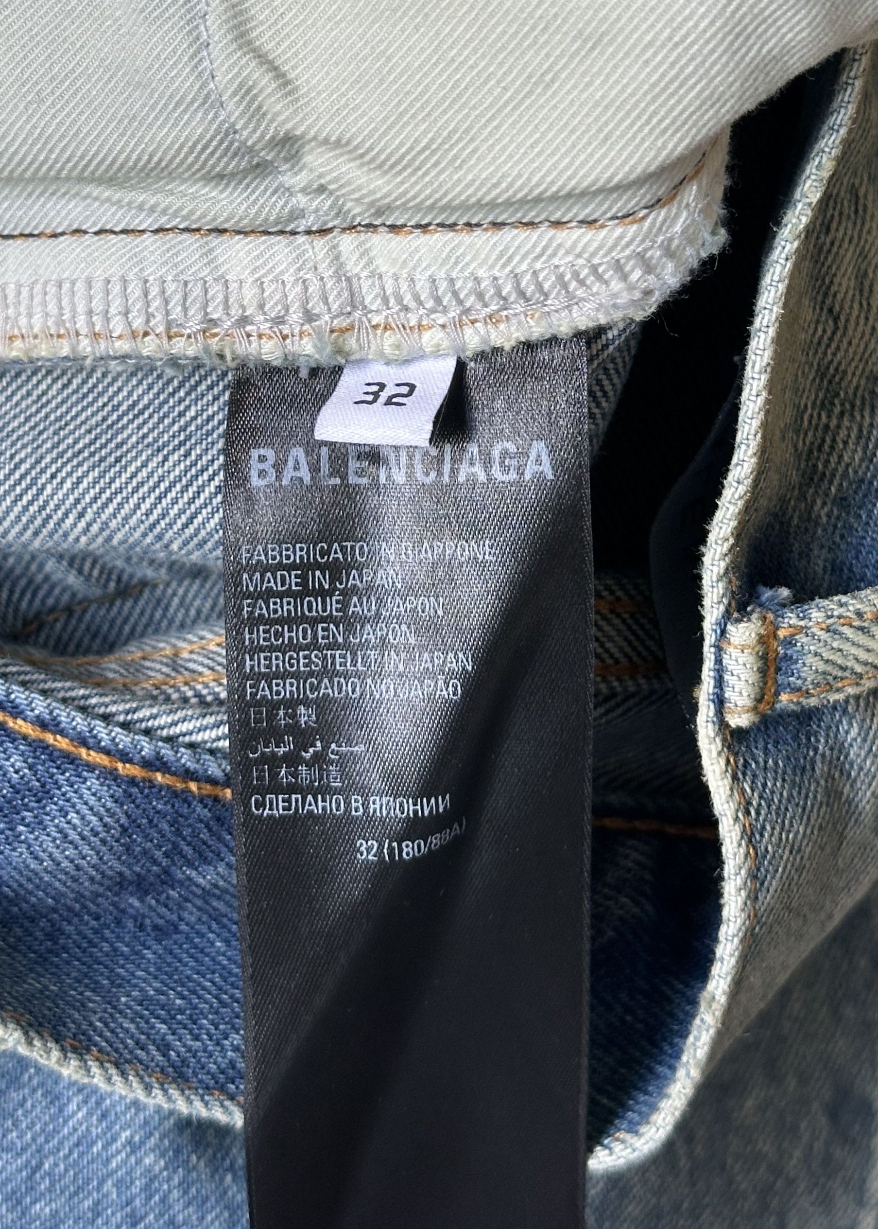 Balenciaga Balenciaga "Distressed" Jeans - 32x34" Size US 32 / EU 48 - 4 Thumbnail