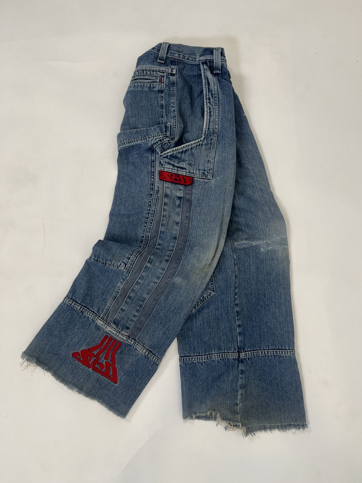 image of 90's Kinetic Jnco Baggy Denim in Blue, Men's (Size 31)