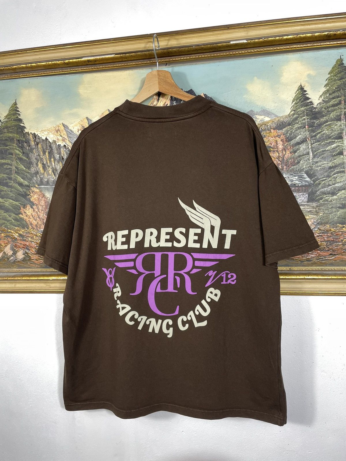 Represent Clo. Represent Brown Boxy Oversize Baggy Tee Big Logo Skate Swag Size US L / EU 52-54 / 3 - 7 Thumbnail