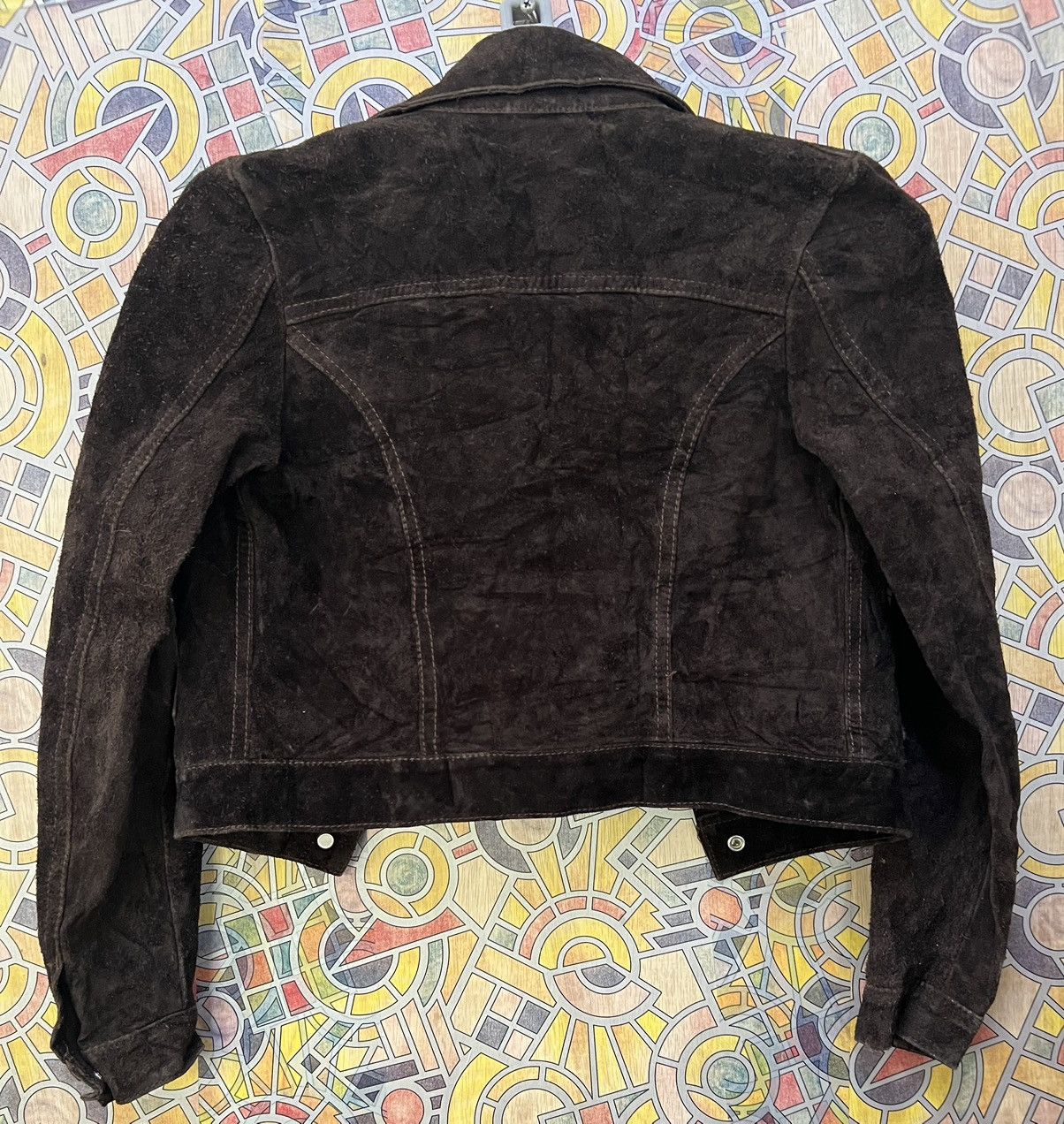 Japanese Brand × Levi's Levis Leather Jacket Size XS / US 0-2 / IT 36-38 - 2 Thumbnail