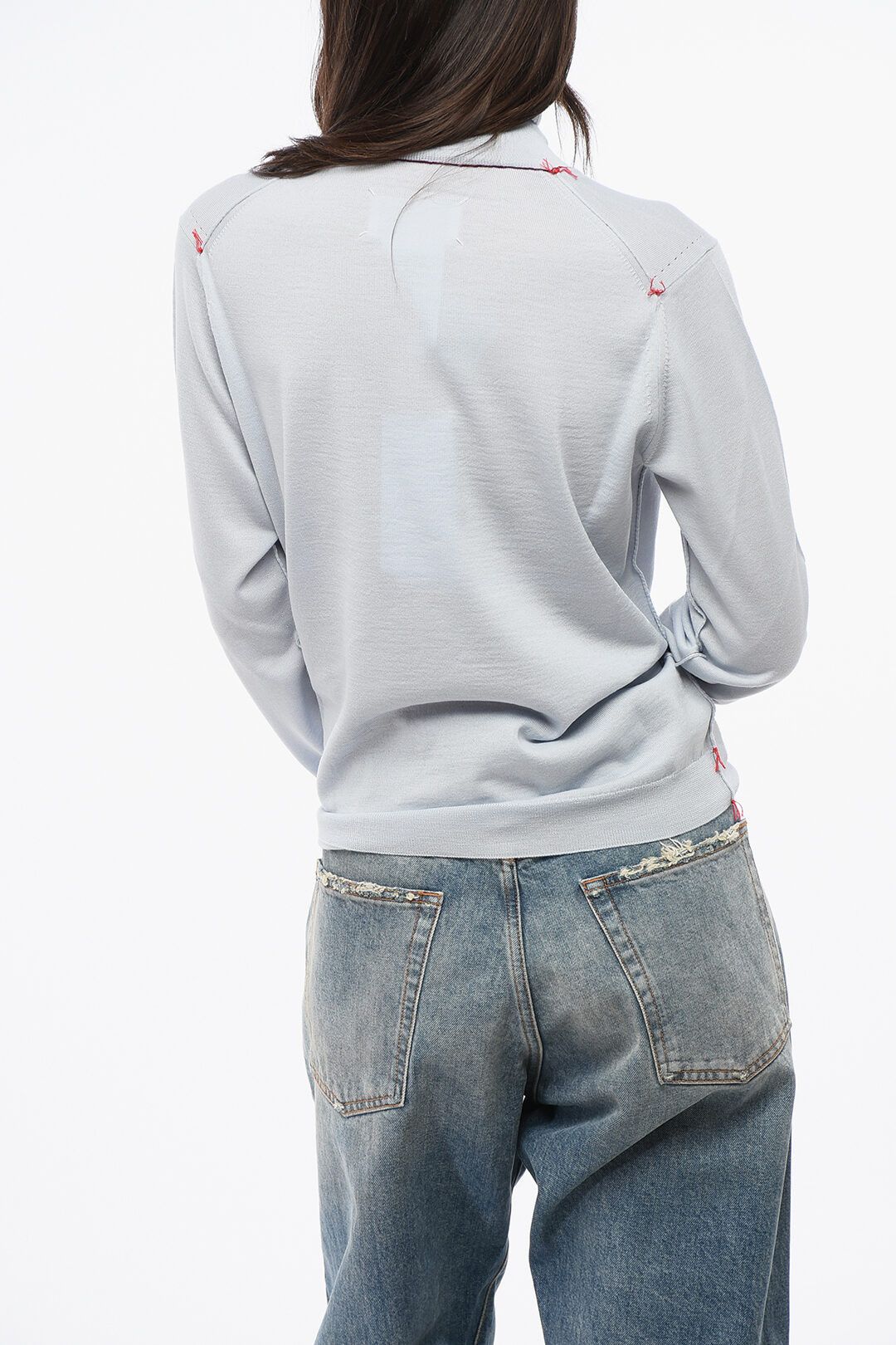 og1mm0825 Turtleneck Sweater in Light Blue