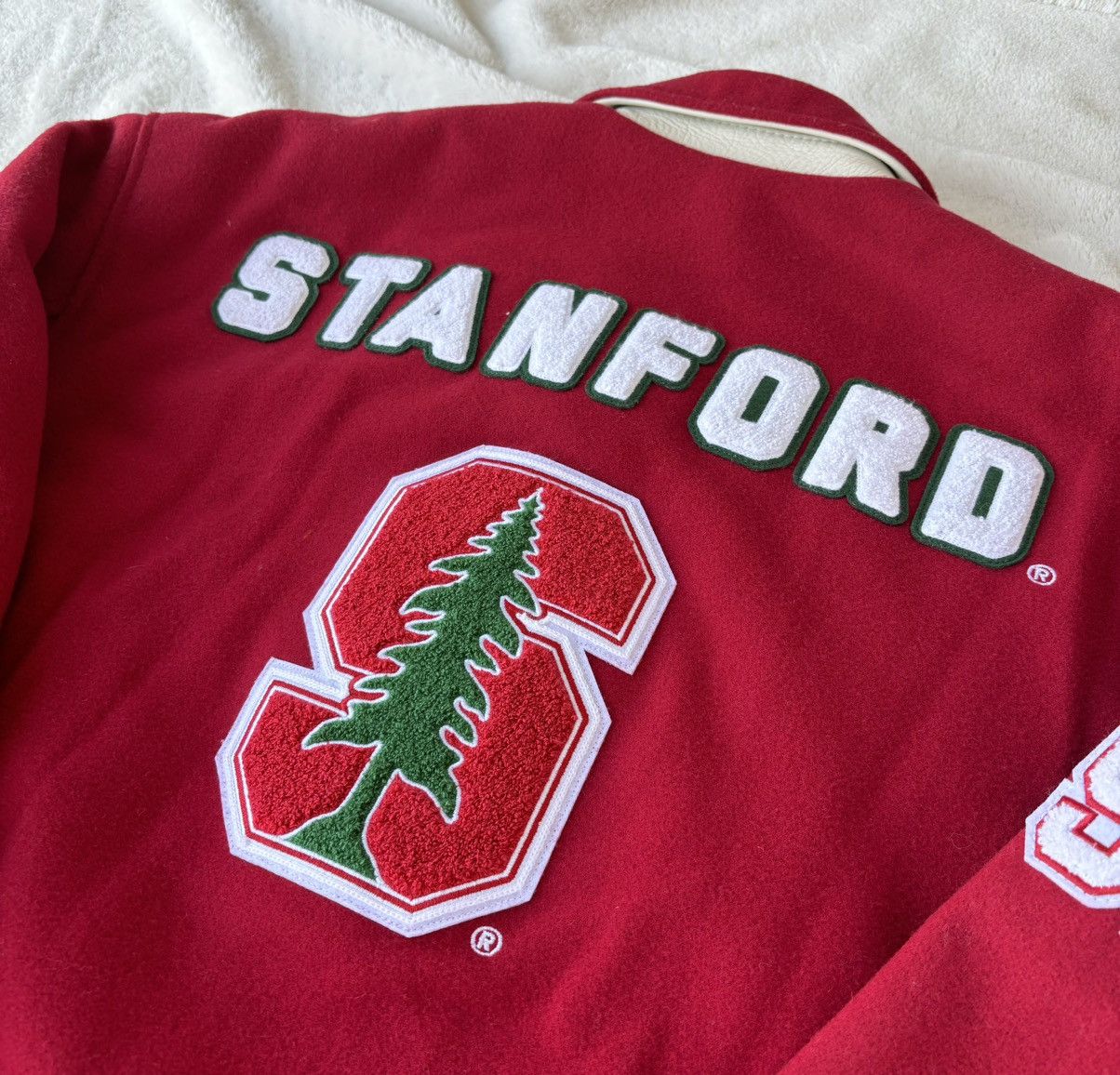 October's Very Own OVO x Stanford University Red Varsity Jacket Size US L / EU 52-54 / 3 - 6 Thumbnail