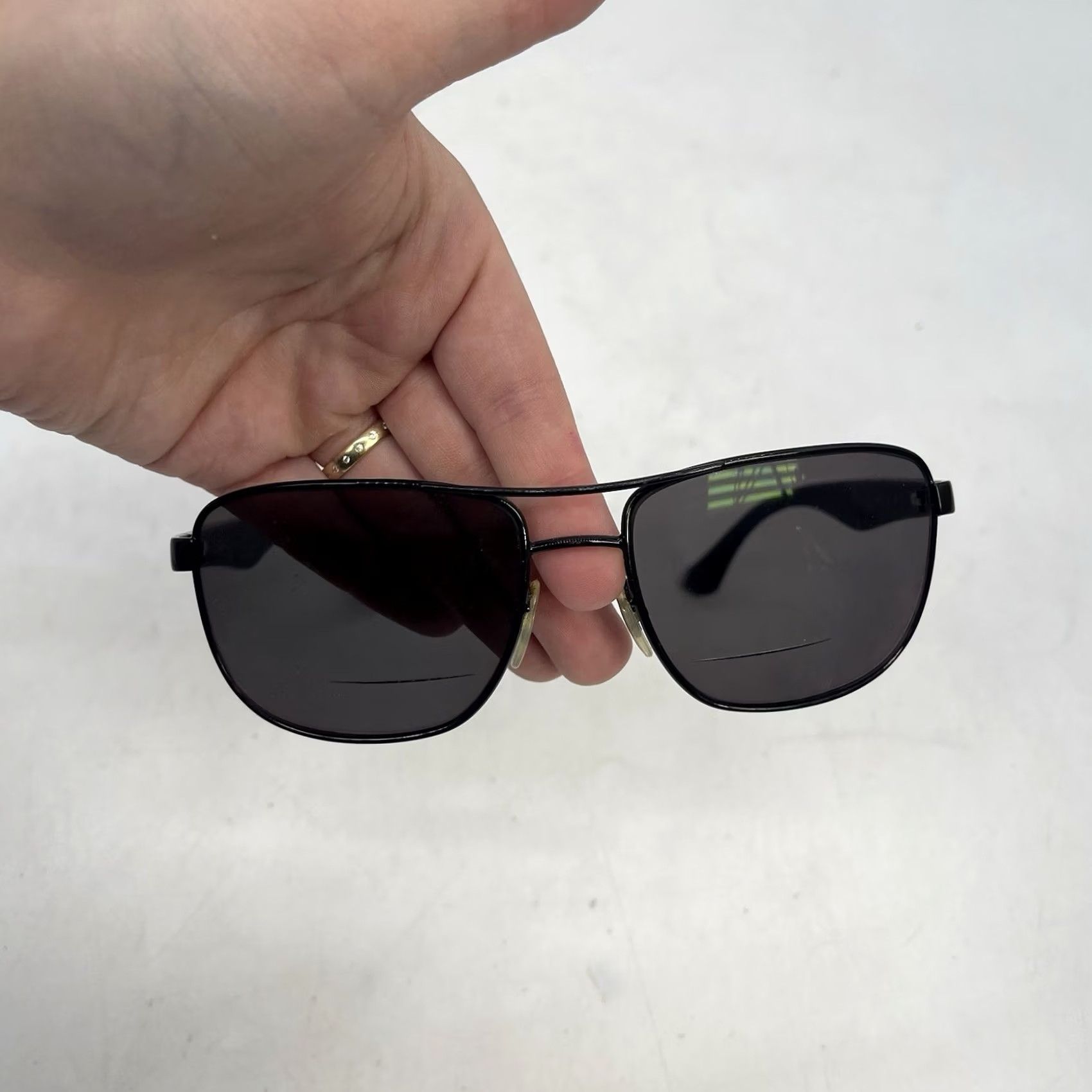 Vintage Ray-Ban Sunglasses Men Black 57-17-140 UV400 RB3533 FRAMES ONLY Excellent Condition Size ONE SIZE - 3 Thumbnail