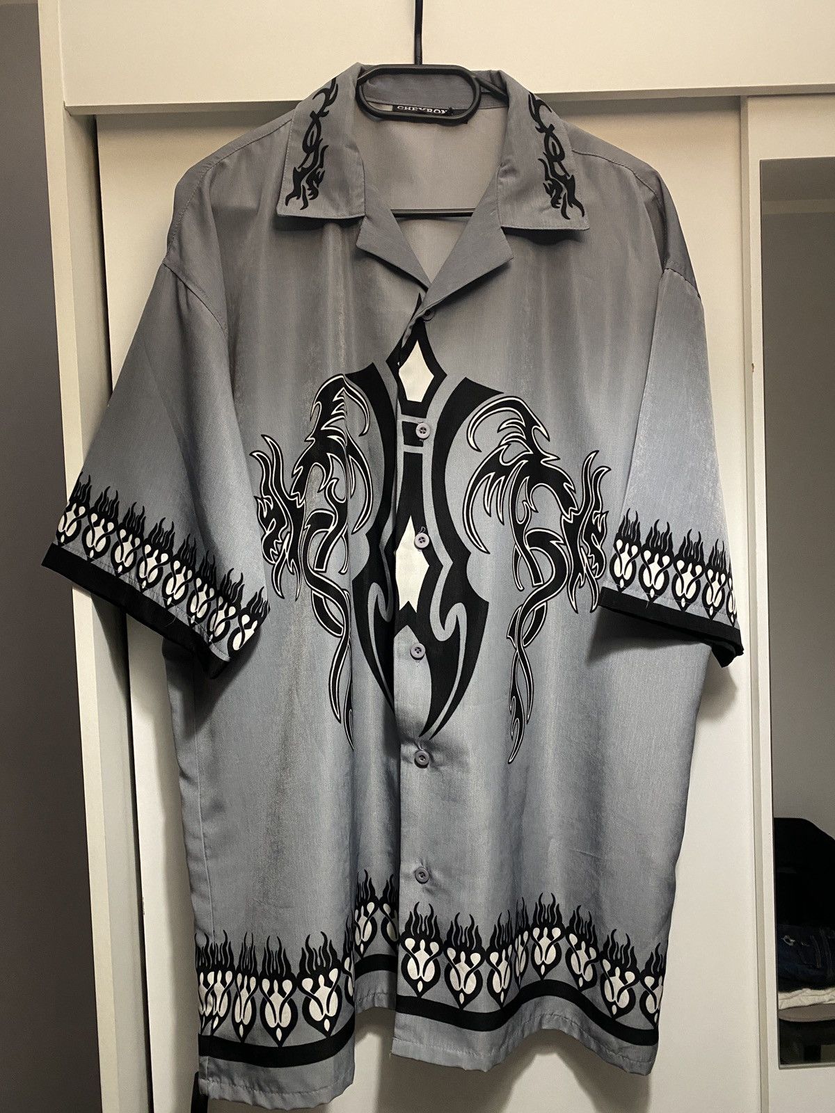 Vintage Vintage tribal shirt button up Size US L / EU 52-54 / 3 - 1 Thumbnail