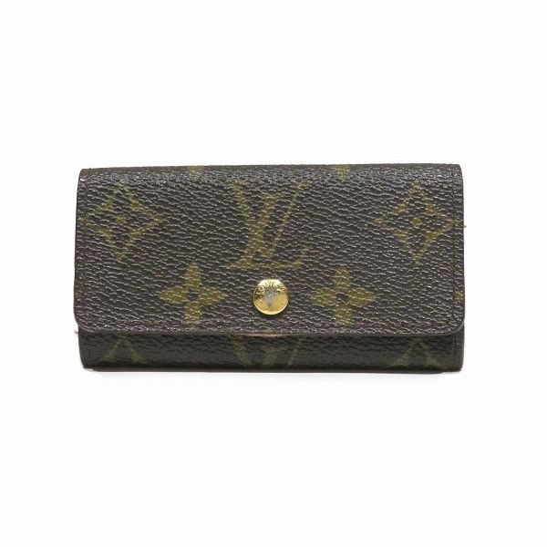 Louis Vuitton Louis Vuitton Louis Vuitton Monogram Key Case M69517 Canvas Key Holder M69517 in Good Condition Size ONE SIZE - 1 Thumbnail