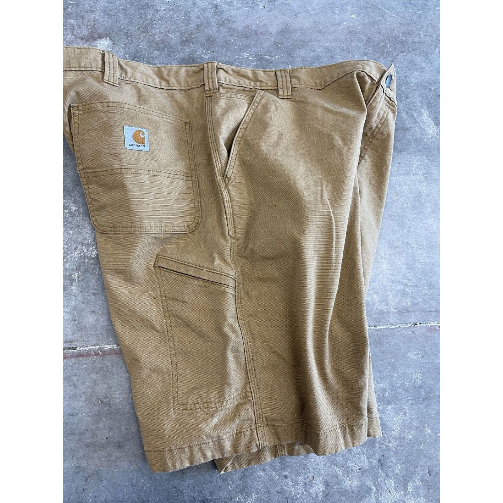 Carhartt VTG 90S Y2K RARE CARHARTT CARPENTER UTILITY SHORTS SZ 42 BRO Size US 42 / EU 58 - 7 Thumbnail